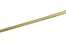 Load image into Gallery viewer, 14K 1.2mm Flat Wavy Link Serpentine Chain Necklace 17.75&quot; Yellow Gold