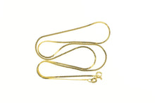 Load image into Gallery viewer, 14K 1.2mm Flat Wavy Link Serpentine Chain Necklace 17.75&quot; Yellow Gold