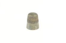 Load image into Gallery viewer, Sterling Silver Art Deco Classic Simple Thimble Sewing Tool