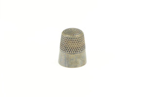 Sterling Silver Art Deco Classic Simple Thimble Sewing Tool