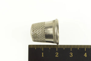 Sterling Silver Classic Simple Sewing Tool Thimble