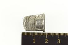 Load image into Gallery viewer, Sterling Silver Ornate Art Deco Sewing Tool Thimble