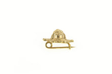 Load image into Gallery viewer, 14K St Raphael Cherub Protection Guardian Angel Pin/Brooch Yellow Gold