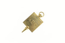 Load image into Gallery viewer, 14K Kappa Beta Phi Wall Street Secret Society Charm/Pendant Yellow Gold