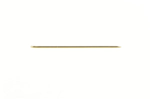 14K Simple Classic Sewing Needle Stitching Tool Charm/Pendant Yellow Gold