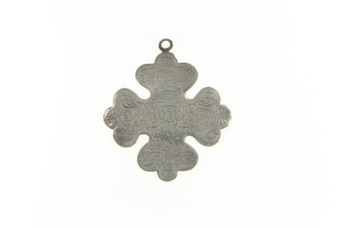 Sterling Silver Civil War Battle Medal Engraved Orson E. Moulton Charm/Pendant