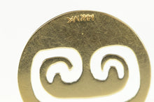 Load image into Gallery viewer, 14K C Name Letter Initial Scroll Swirl Cut Out Charm/Pendant Yellow Gold