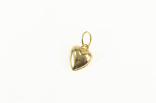 Load image into Gallery viewer, 14K Puffy Heart Love Symbol Forget Me Not Charm/Pendant Yellow Gold