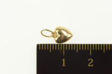 Load image into Gallery viewer, 14K Puffy Heart Love Symbol Forget Me Not Charm/Pendant Yellow Gold