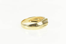 Load image into Gallery viewer, 14K 0.25 Ctw Diamond Squared Men&#39;s Wedding Ring Yellow Gold