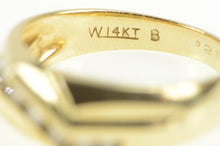Load image into Gallery viewer, 14K 0.25 Ctw Diamond Squared Men&#39;s Wedding Ring Yellow Gold