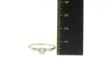 Load image into Gallery viewer, 14K 1940&#39;s Classic Three Diamond Engagement Ring White Gold