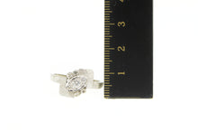 Load image into Gallery viewer, 14K 0.33 Ctw 1940&#39;s Diamond Cluster Bypass Ring White Gold