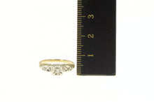 Load image into Gallery viewer, 14K 1940&#39;s Classic Diamond Inset Promise Ring Yellow Gold