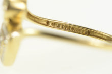 Load image into Gallery viewer, 14K 0.50 Ctw Heart Baguette Cluster Bypass Ring Yellow Gold