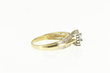 Load image into Gallery viewer, 10K 0.20 Ctw Diamond Squared Cluster Engagement Ring Yellow Gold