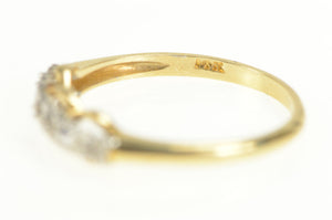 14K Vintage NOS 1950's Wedding Band Setting Ring Yellow Gold