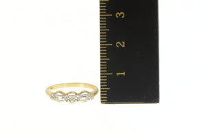 14K Vintage NOS 1950's Wedding Band Setting Ring Yellow Gold