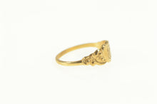 Load image into Gallery viewer, 10K F E Monogram Cursive Initial Heart Child Baby Ring Yellow Gold