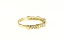 Load image into Gallery viewer, 14K 0.20 Ctw Diamond Classic Bar Wedding Band Ring Yellow Gold