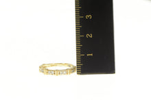 Load image into Gallery viewer, 14K 0.20 Ctw Diamond Classic Bar Wedding Band Ring Yellow Gold