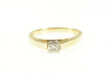 Load image into Gallery viewer, 14K 0.26 Ct Diamond Princess Solitaire Engagement Ring Yellow Gold