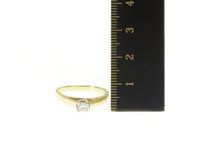 Load image into Gallery viewer, 14K 0.26 Ct Diamond Princess Solitaire Engagement Ring Yellow Gold