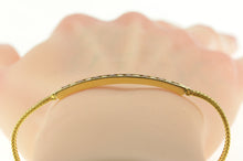 Load image into Gallery viewer, 18K 1.52 Ctw Diamond Ruby Inset Bar Chain Link Bracelet 6.75&quot; Yellow Gold