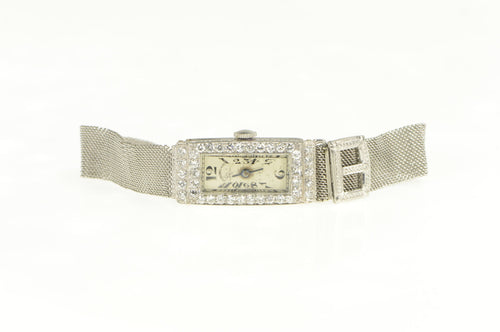 1.50 Ctw Art Deco J.E. Caldwell & Co. Diamond Women's Watch