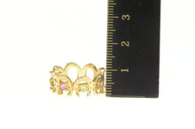 Load image into Gallery viewer, 14K 1960&#39;s Horseshoe Diamond Citrine Good Luck Ring Yellow Gold