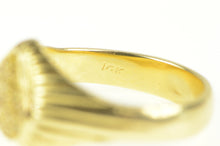 Load image into Gallery viewer, 14K Yellow Diamond Pave Heart Love Symbol Ring Yellow Gold