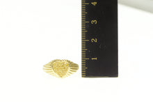 Load image into Gallery viewer, 14K Yellow Diamond Pave Heart Love Symbol Ring Yellow Gold