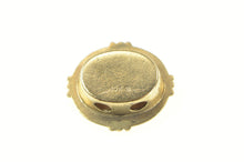 Load image into Gallery viewer, 10K Oval Grooved Amethyst Slide Bracelet Charm/Pendant Yellow Gold