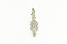 Load image into Gallery viewer, 14K 0.30 Ctw Art Deco Diamond Old Mine Cut Pendant White Gold