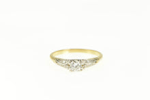 Load image into Gallery viewer, 14K 0.35 Ctw Classic Diamond Promise Engagement Ring Yellow Gold