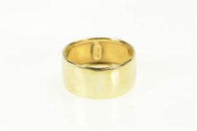 Load image into Gallery viewer, 18K 8.4mm Wide Classic Thick Statatement Band Ring Yellow Gold
