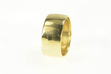 Load image into Gallery viewer, 18K 8.4mm Wide Classic Thick Statatement Band Ring Yellow Gold