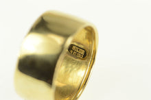 Load image into Gallery viewer, 18K 8.4mm Wide Classic Thick Statatement Band Ring Yellow Gold