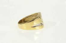 Load image into Gallery viewer, 10K 0.75 Ctw Diamond Squared Geometric Men&#39;s Ring Yellow Gold