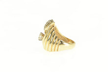 Load image into Gallery viewer, 14K 1.00 Ctw 1940&#39;s Diamond Geometric Statement Ring Yellow Gold