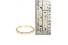Load image into Gallery viewer, 14K Classic Diamond Simple Wedding Band Ring Yellow Gold