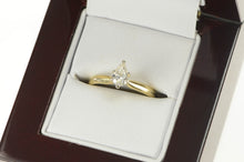 Load image into Gallery viewer, 14K 0.48 Ct Pear Cut Diamond Solitaire Engagement Ring Yellow Gold