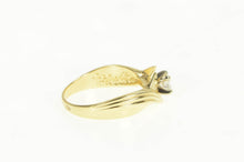 Load image into Gallery viewer, 14K 0.52 Ct Diamond Solitaire Grooved Engagement Ring Yellow Gold