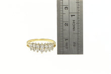 Load image into Gallery viewer, 14K 0.46 Ctw Diamond Tiered Diamond Band Ring Yellow Gold
