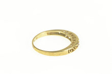 Load image into Gallery viewer, 10K Ruby Diamond Retro I Love You Ring Yellow Gold