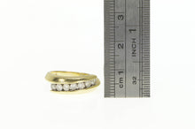 Load image into Gallery viewer, 14K 0.50 Cttw Diamond Band Bypass Channel Set Ring Yellow Gold