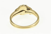 Load image into Gallery viewer, 10K Floral Diamond Rose Solitaire Ring Yellow Gold