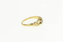 Load image into Gallery viewer, 14K Victorian Twisting Hand Carved Solitaire Ring Yellow Gold