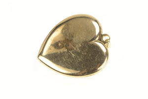Gold Filled Victorian B Monogram Heart Locket Engraved Pendant