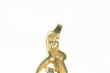 Load image into Gallery viewer, 14K Marquise Sapphire Diamond Statement Pendant Yellow Gold